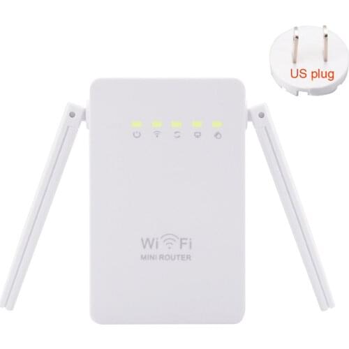 Extender Repeater Dual Antenna 300Mbps Wifi Repeater Wireless Range Extender 802.11N Booster Extender Repeaters Dropshipping New