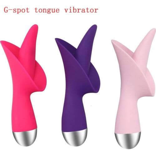 G-spot Licking Vagina Magic Tongue Vibrator 10 Frequency Modes Masturbator Dildo Anal Plug Fun Male Female Sex Toy Store