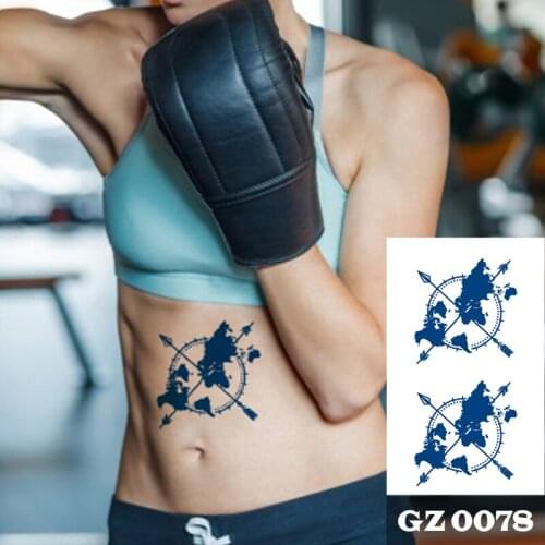 1Pcs Waterproof Temporary Tattoo Sticker Totem Large Arm For Men Women Juice Tattoos Body Art Sticker