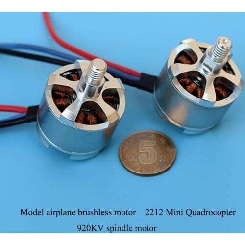 1PC New 2212 Brushless Motor KV920 Four-axis Self-locking DC Motor Mini Spindle Motor For DIY Handmade Model Aircraft Airplane