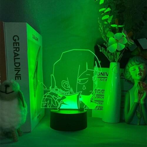 3d Lamp Anime My Hero Academia Visual Light LED Light Lamp for Bedroom Decoration Kids Birthday Gift Led Night Light Manga