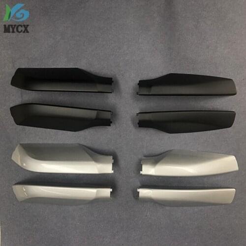4pcs Roof Rack End Cover Cap Bar Rail Protection Replacement Shell for Toyota Land Cruiser Prado Fj150 FJ 150 2010-2016