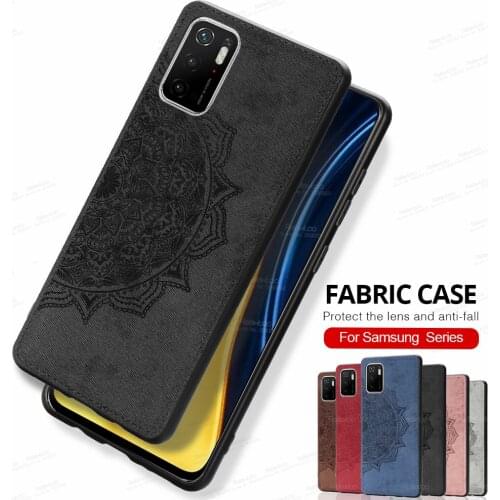 For Xiaomi Poco M3 Pro Case Cloth Fabric Phone Cover Xiomi PocoM3 M3Pro Pocophone M 3 Pro Car Magnetic Holder shockproof Coque