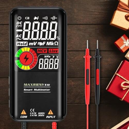 MAXRIENY S10/S11 Digital Multimeter Professional NCV Voltage Resistance Capacitance Frequency Duty Ratio Diode Continuity Test