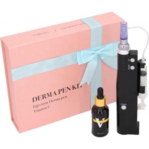 Derma rolling system mesotherapy injection stamp pen vitamin C kit