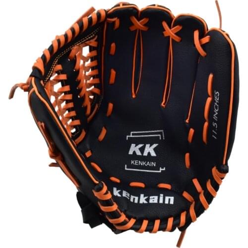 Left Hand Pvc Baseball Glove Youth Catchers Baseball Gloves Red for Adults Guante De Beisbol Sports Entertainment EI50BG