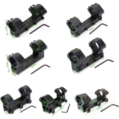Dual Rail High Low Wide Narrow Ring Tactical Scope Dovetail Mount Rifle Optical Sight Bracket Scope Mount Adapter+With Hex Wren