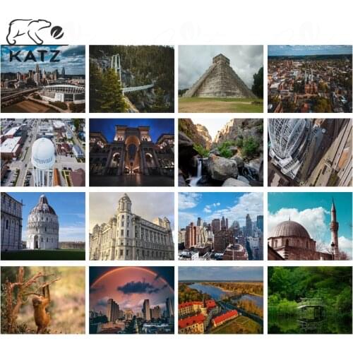 European-Style Gothic Architecture Diamond Painting Modern City Architecture Art Picture Diamond Mosaic Handmade Diy Home Decor