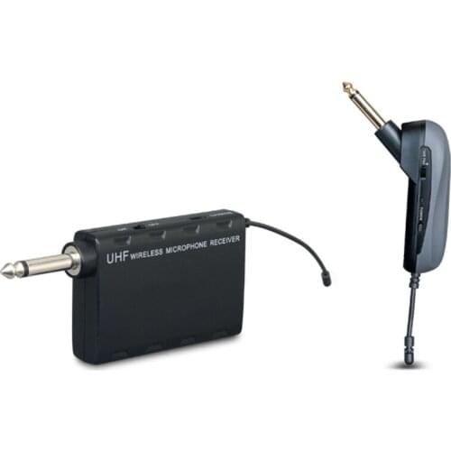 Guitar Wireless Mircophone UHF Musical Instrument Mic For Conference Meeting Room, DJ, Audio Mixer, Line Array Speaker
