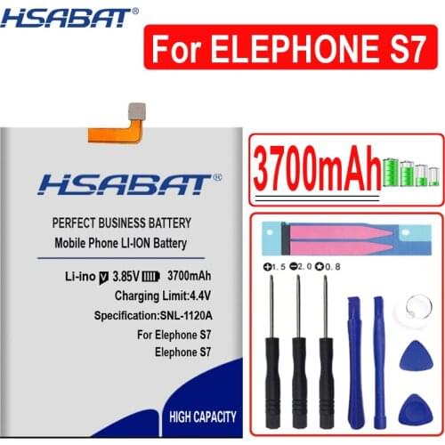 HSABAT S7 3700mAh Battery for Elephone S7 Batteries for Elephone R9 free gift