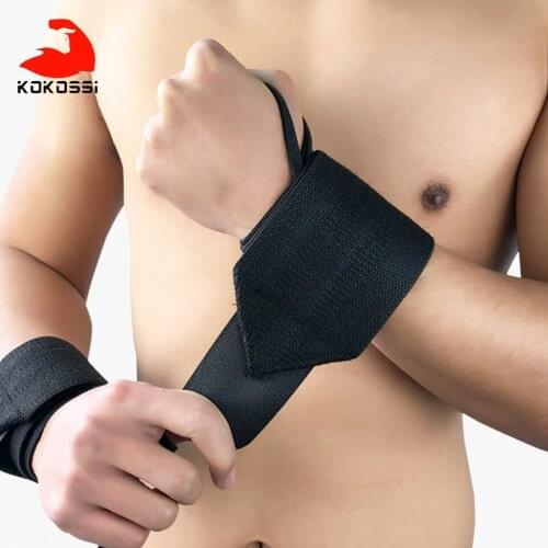 KoKossi 1Pcs Sport Wrist Guard Anti-Sprain Power Bandage Basketball Badminton Wrist Guard Fitness Weightlifting Wrist Protection