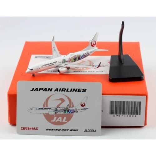 1:400 Alloy Collectible Plane Gift JC Wings EW4738004 Japan Airlines Boeing B737-800 Diecast Aircraft Model JA330J With Stand