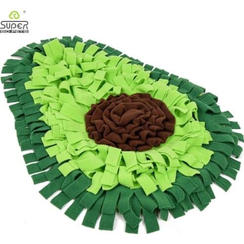 Dog Sniffing Mat Dog Puzzle Toy Pet Snack Feeding Mat Boring Interactive Game Training Blanket Snuffle Feeding Training Mat