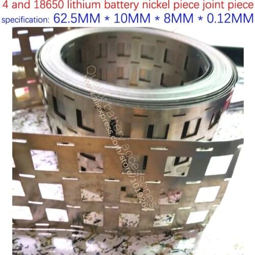 1m 18650 battery nickel strip lithium ion battery connected to the special multi parallel connector of nickel plate