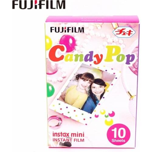 Original Fujifilm Fuji Instax Mini 8 Candy Pop Film 10 Sheets For mini 11 7s 7 8 9 50s 7s 90 25 Share SP-1 SP-2 Instant Cameras