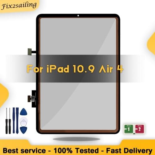 Touch Panel For iPad 10.9 Air 4 4th Gen 2020 A2324 A2325 A2072 A2316 Outer Glass Screen Digitizer Sensor Repair Tested