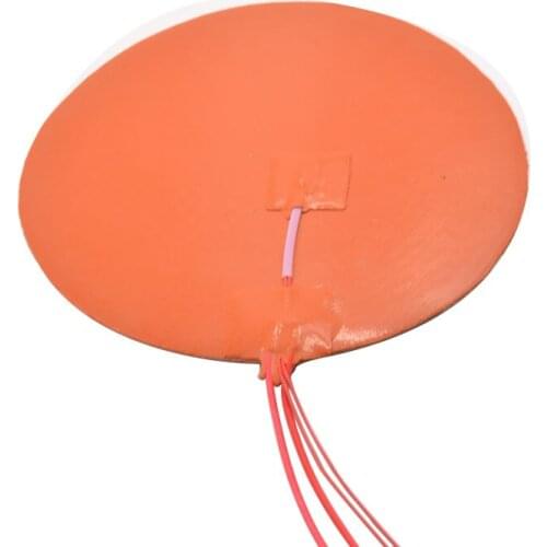 Silicone heating pad heater 350mm for 3d printer circular heat bed