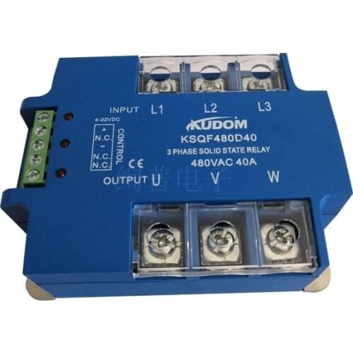 KSQF480D40 KUDOM Cooton solid state relay three-phase 480V 40A