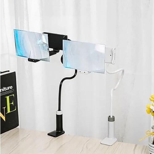 8/12/14 Inch 3D Mobile Phone Screen Magnifier, Adjustable HD Video Amplifier Stand Holders 3-4 Times Cell Phone Magnifying Glass