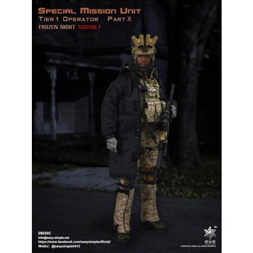 In Stock EASY&SIMPLE ES 1:6 26030C US SEAL Team Night Attack Group full set of dolls