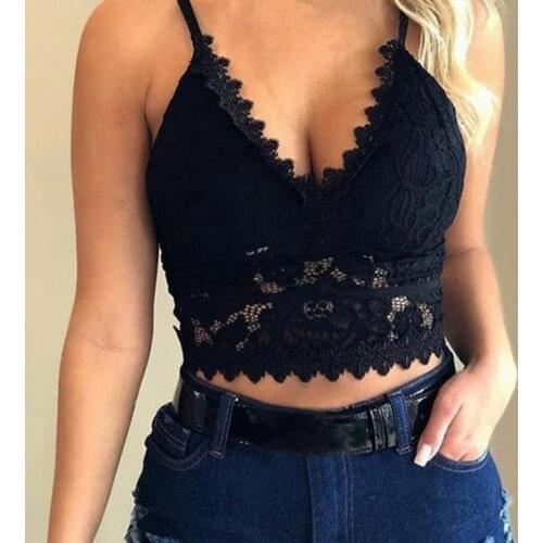 Women Sexy V Neck T-shirt Top Lace Straps Camisole Crop Top Sleeveless Chiffon Casual Tank TopGrunge Aesthetic Clothing