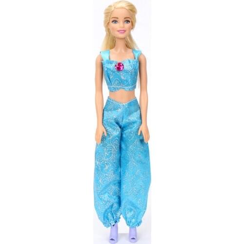 1/6 Barbie Doll Accessories Handmade Fashion Suit Outfit Daily Casual Wear T shirt Pants For Barbie Doll DIY Dressing Up Toys