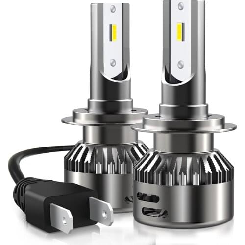 AUXITO 2Pcs H4 LED Bulb H11 H8 H7 CSP LED Headlight Bulb 16000LM 48W Headlamp For Lada Vesta Granta Kalina Niva Citroen Kia