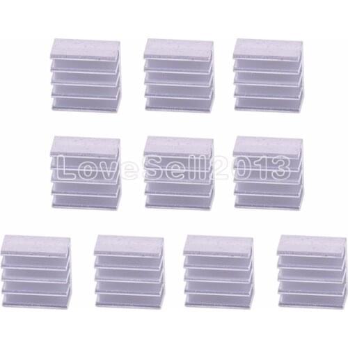 20pcs Aluminum Heat Sink 8.8x8.8x5mm for Computer Memory Chip LED Power IC