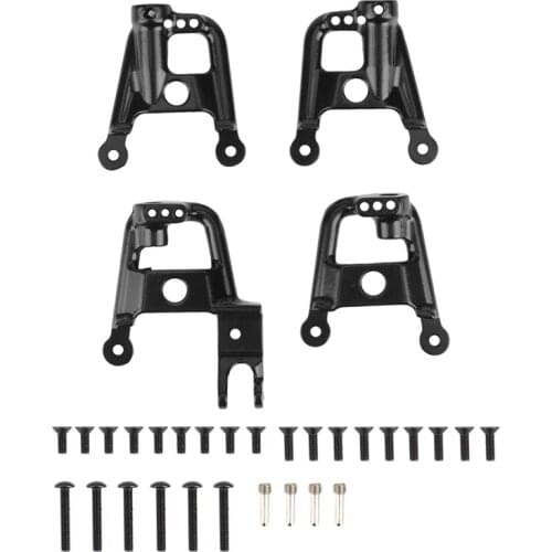 4Pcs Heavy Duty Metal Front & Rear Shock Towers Mount for 1/10 RC Crawler Car Axial SCX10 II 90046 Upgrade Parts