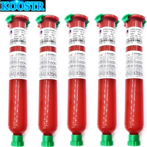 5pcs*TP-2500F Genuine UV glue LOCA Liquid optical clear adhesive UV GLUE 50g Super Glue for Mobile outer glass len LCD repair