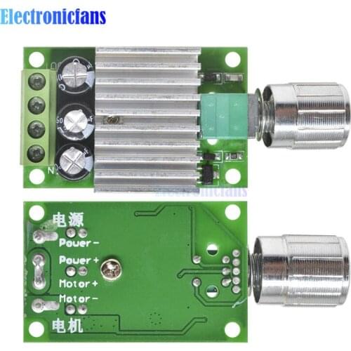 DC 6V 12V 24V 30V 10A Max DC Motor Speed Controller PWM Control Board Module Speed Control DIY