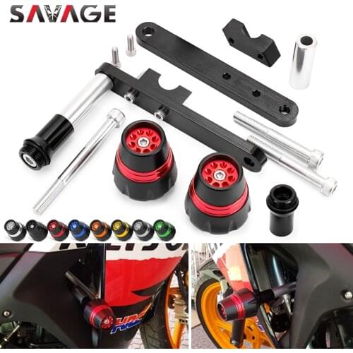 For HONDA CBR 250R CBR250R 2010 2011 2012 2013 Red Motorcycle Frame Slider Crash Protector Bobbins Falling Protection