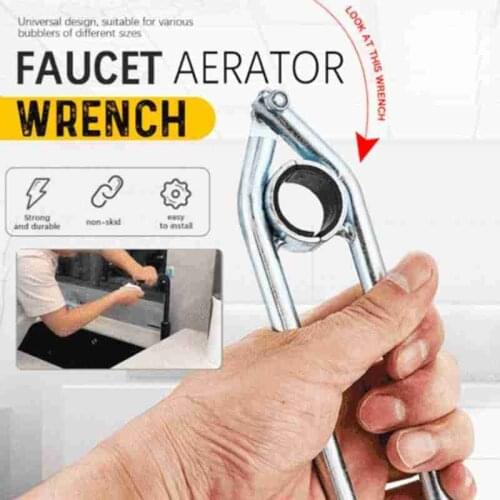 Faucet Aerator Kitchen Sink Wrench Faucet Removal Installation Tool Pipe Kitchen Bathroom Repair Parts