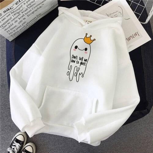 Julie And the Phantoms hoodies female printed Casual graphic Oversized harajuku femme clothing Long Sleeve Tops SUNOWE