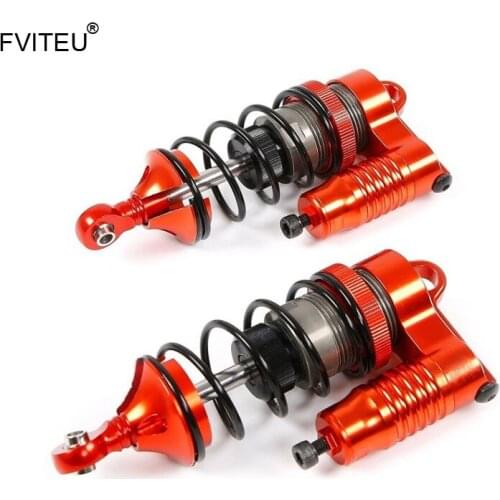 FVITEU CNC Alloy Piggyback Shock Absorber set for 1/5 Rovan F5 Truck Spare Parts ON ROAD MCD XS5