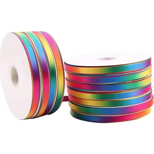 5Yards/Roll Best quality Silk Satin Ribbons arts crafts sewing ribbon handmade crafts materials gift wrap 10 mm