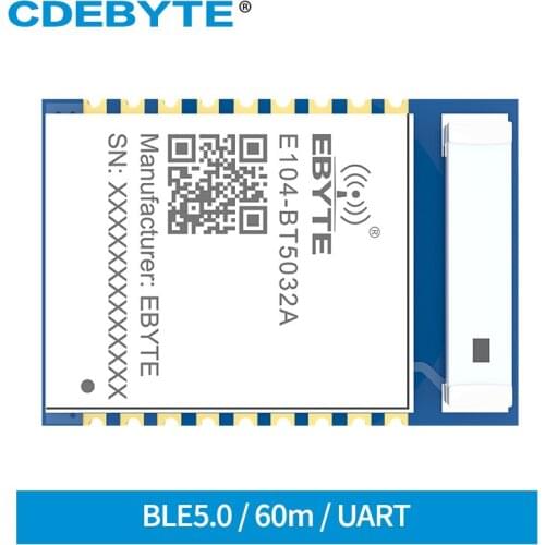 Bluetooth Module nRF52832 Serial to BLE E104-BT5032A SMD Ceramic Antenna 4dbm BLE5.0 Wireless transceiver Module