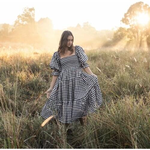MUICHES Summer Dresses In A Cage