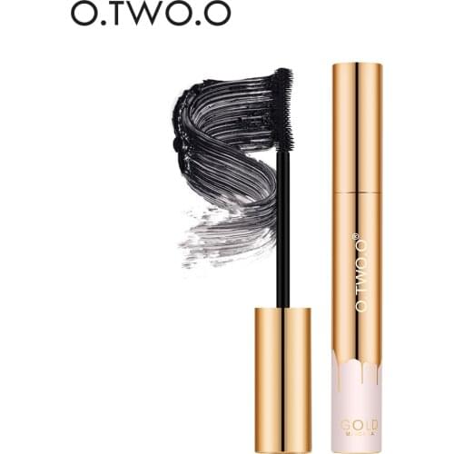 O.TWO.O Black Mascara Thick Curling Lengthening Quick Dry Mascara Eyelash Extension Brush Lash Beauty