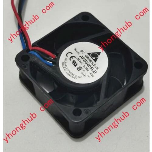 Detla Electronics AFB0405LB R00 DC 5V 0.20A 40x40x15mm Server Cooling Fan