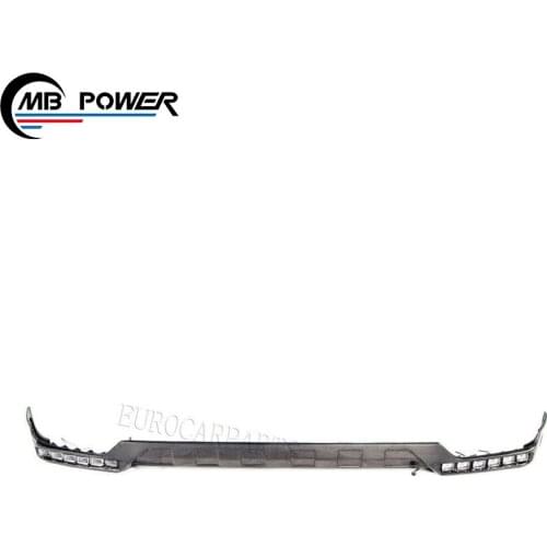 G class w463 G63 G65 Front Spoiler B style carbon fiber material G63 G65 front lip with B logo led lights 1990~2018y