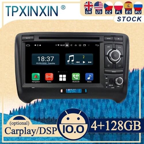 PX6 For Audi TT 2006-2013 Android 10 Carplay Radio Player Car GPS Navigation Head Unit Car Stereo CD DVD WIFI DSP BT