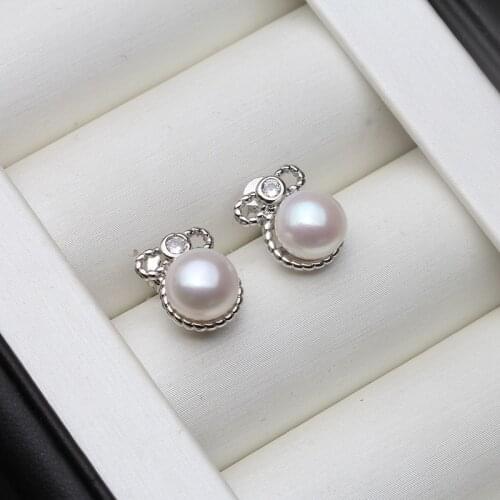 Женские серебрянные серьги QIXIZHUYAN China At AliExpress