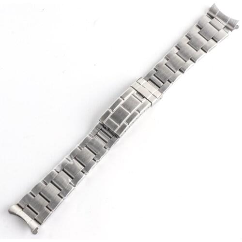 Stainless Steel Watchband for Vintage 1960 Case Cinghia Sangle Gurt Retro Matte Brushed Bracelet Watch Accessories Parts Correa
