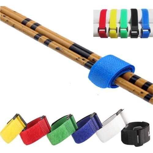 5PCS/Lot 30cm Reverse Buckle Bicycle Strap Velcro Strap Wire Strap Cycling Bottle Fishing Rod Fastening Bands