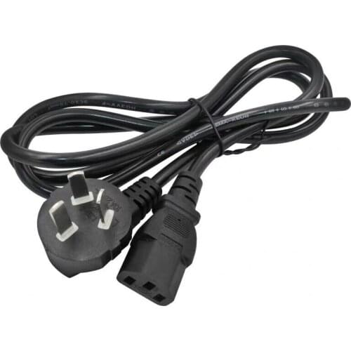 100pcs CN Power Cord China IEC C13 Power Extension Cable 1.5m 18AWG 0.75mm For PC Computer Monitor Epson Printer LG TV Xbox One