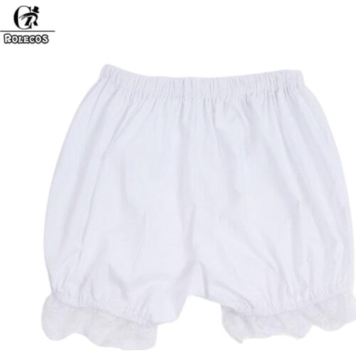 ROLECOS 2017 New Women summer short pants Lace pant White Casual Elastic Mid Waist sexy Hot Shorts Drop