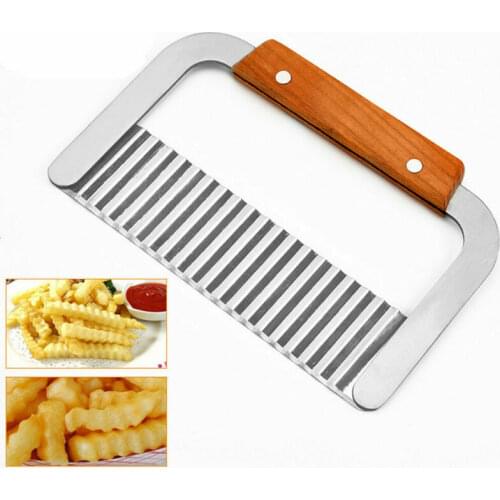 Wave Stainless Steel Potato Cutter Suitable For Soap Cutting French Fries Vegetable Salad Making Tools Kitchen Knives