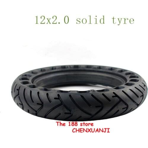 High Quality 12 inch solid wheel tyre Wtih Good Reputation 12x2.0for Many gas scooter E-bike Hoverboard Self Balancing Parts