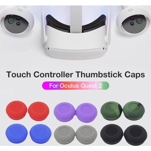 12PCS Silicone Thumb Stick Caps VR Quest 2 Touch Controller Thumbstick Caps For Oculus Quest 2 Controller